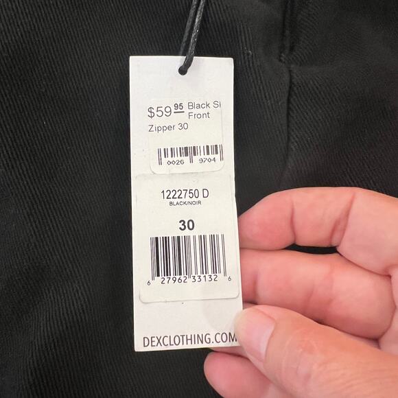 NWT - Dex Women's Black Denim Front Zip Mini Skirt - SIZE 30 - Picture 6 of 7